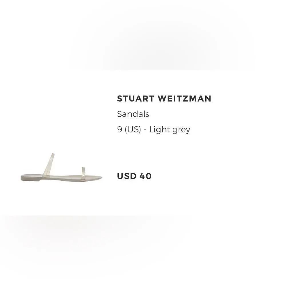 Stuart Weitzman clear sandals - Picture 5 of 9